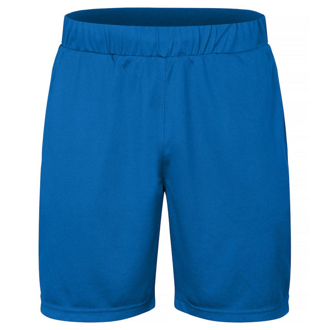 Royal Blue - Front - Clique Unisex Adult Plain Active Shorts