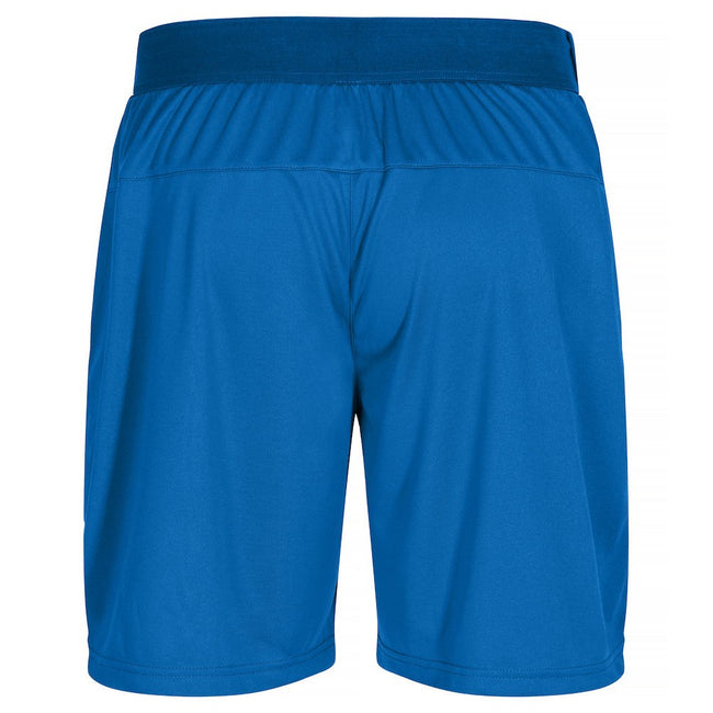 Royal Blue - Back - Clique Unisex Adult Plain Active Shorts