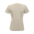Light Khaki - Back - Clique Womens-Ladies New Classic T-Shirt