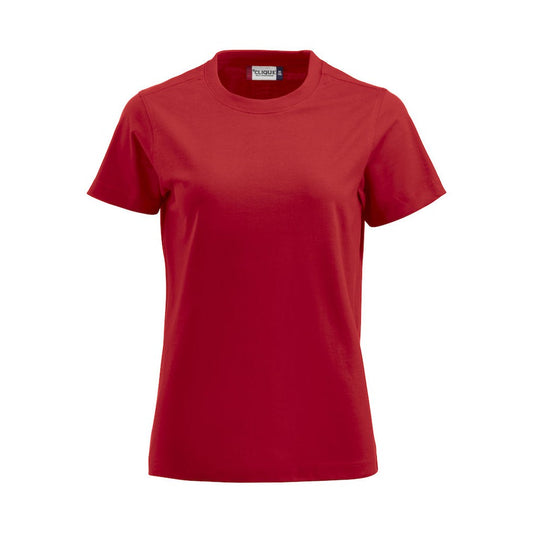 Red - Front - Clique Womens-Ladies Premium T-Shirt