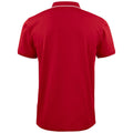 Red - Back - James Harvest Mens Greenville Regular Polo Shirt