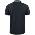 Black - Back - James Harvest Mens Greenville Regular Polo Shirt