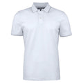White - Front - James Harvest Mens Greenville Regular Polo Shirt