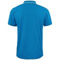 Bright Blue - Back - James Harvest Mens Greenville Regular Polo Shirt