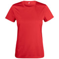 Red - Front - Clique Womens-Ladies Basic Active T-Shirt