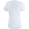 White - Back - Clique Womens-Ladies Basic Active T-Shirt