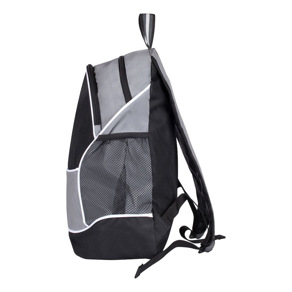 Black-Grey - Lifestyle - Clique Basic Reflective Backpack