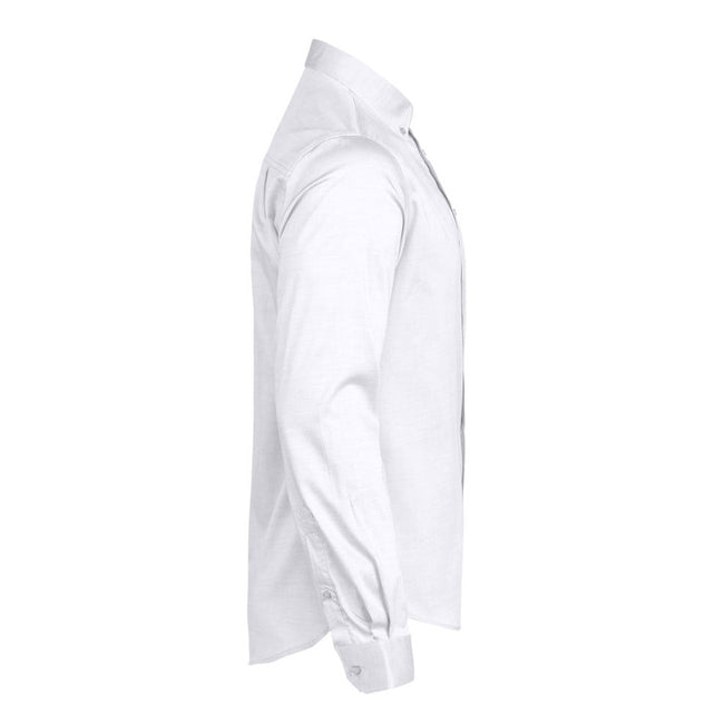 White - Side - James Harvest Mens Redding Formal Shirt
