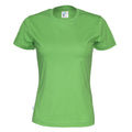 Green - Front - Cottover Womens-Ladies Organic T-Shirt