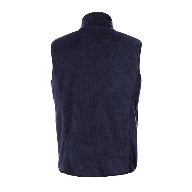 Dark Navy - Back - Clique Unisex Adult Basic Polar Fleece Vest Top