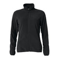 Black - Front - Clique Womens-Ladies Basic Microfleece Jacket