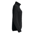 Black - Side - Clique Womens-Ladies Basic Microfleece Jacket
