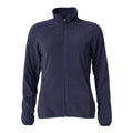 Dark Navy - Front - Clique Womens-Ladies Basic Microfleece Jacket