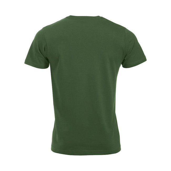 Bottle Green - Back - Clique Mens New Classic T-Shirt