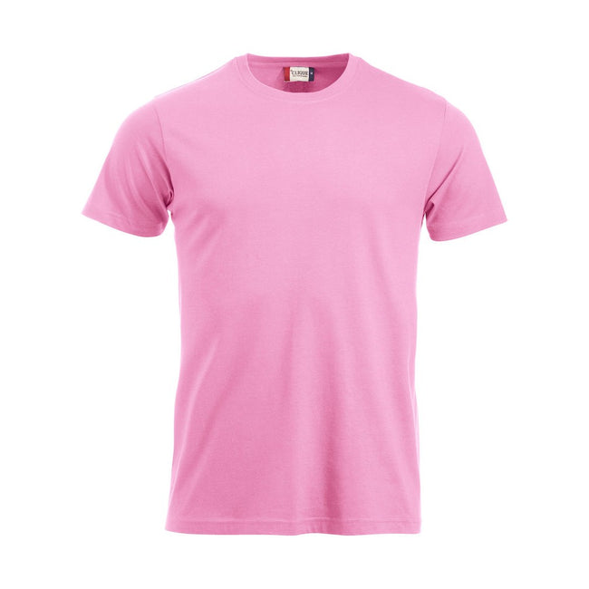 Bright Pink - Front - Clique Mens New Classic T-Shirt