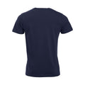 Dark Navy - Back - Clique Mens New Classic T-Shirt