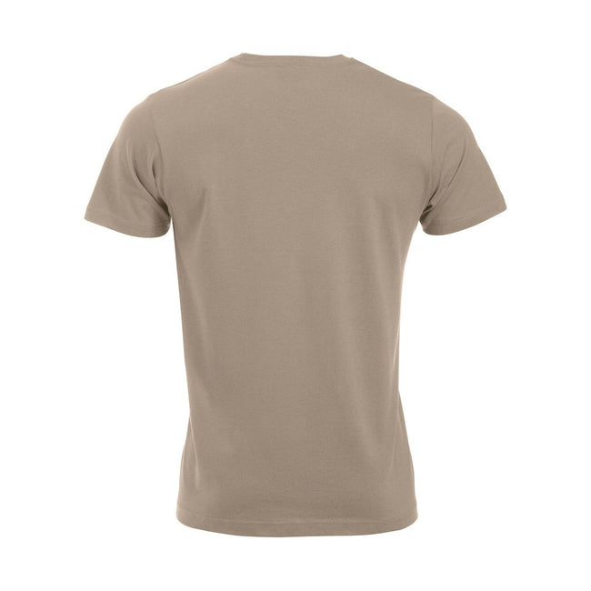 Latte - Back - Clique Mens New Classic T-Shirt