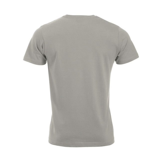 Silver - Back - Clique Mens New Classic T-Shirt