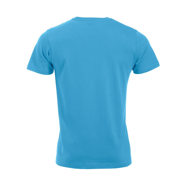 Turquoise - Back - Clique Mens New Classic T-Shirt