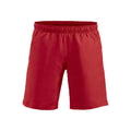 Red-White - Front - Clique Unisex Adult Hollis Shorts