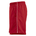Red-White - Side - Clique Unisex Adult Hollis Shorts
