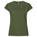Army Green - Front - Clique Womens-Ladies Fashion T-Shirt