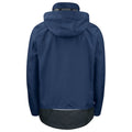 Navy - Back - Projob Mens Waterproof Padded Jacket