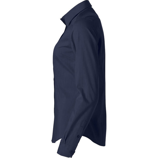 Dark Navy - Lifestyle - Clique Womens-Ladies Clare Formal Shirt
