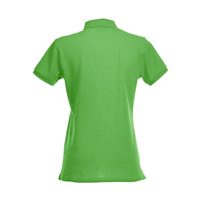 Apple Green - Back - Clique Womens-Ladies Premium Stretch Polo Shirt