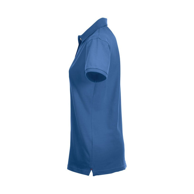Royal Blue - Side - Clique Womens-Ladies Premium Stretch Polo Shirt