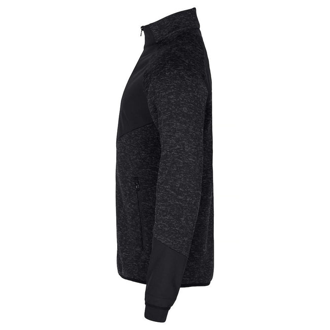 Black - Lifestyle - Clique Mens Haines Fleece Jacket