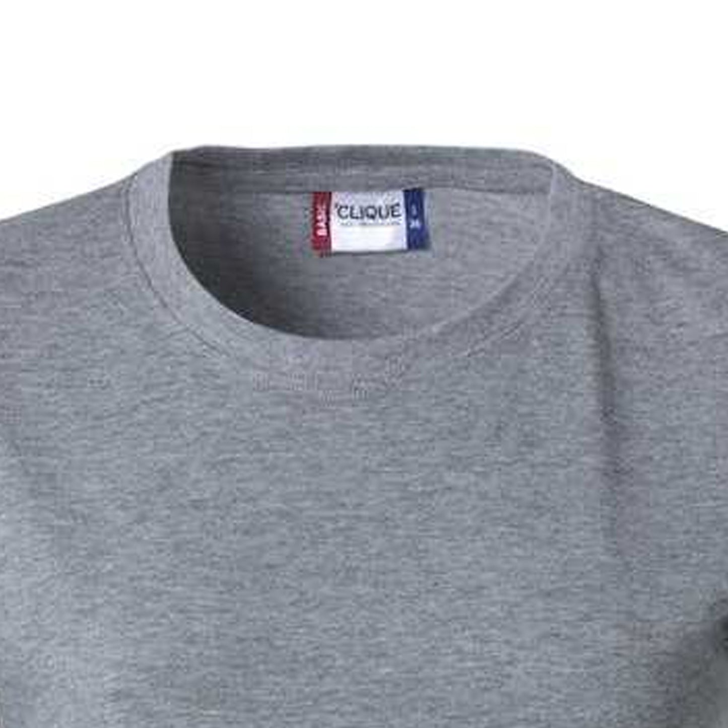 Grey - Pack Shot - Clique Womens-Ladies Basic Melange T-Shirt