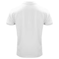 White - Back - Clique Mens Classic Polo Shirt