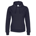 Navy - Front - Cottover Womens-Ladies Hoodie