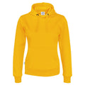 Yellow - Front - Cottover Womens-Ladies Hoodie