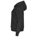 Black - Side - Cottover Womens-Ladies Hoodie