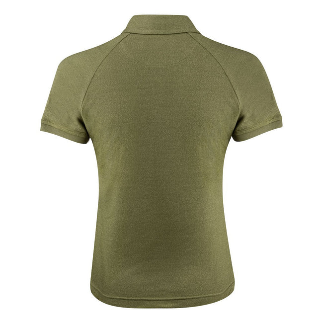 Moss Green - Back - Harvest Womens-Ladies Brookings Polo Shirt