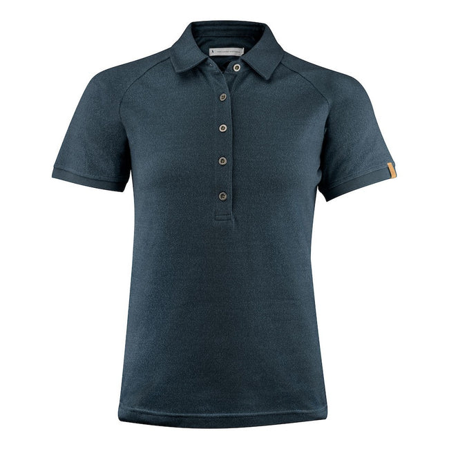 Navy - Front - Harvest Womens-Ladies Brookings Polo Shirt