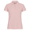 Candy Pink - Front - Clique Womens-Ladies Plain Polo Shirt