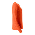 Blood Orange - Side - Clique Womens-Ladies Basic Long-Sleeved T-Shirt