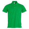 Apple Green - Front - Clique Mens Basic Melange Polo Shirt