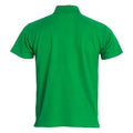 Apple Green - Back - Clique Mens Basic Melange Polo Shirt