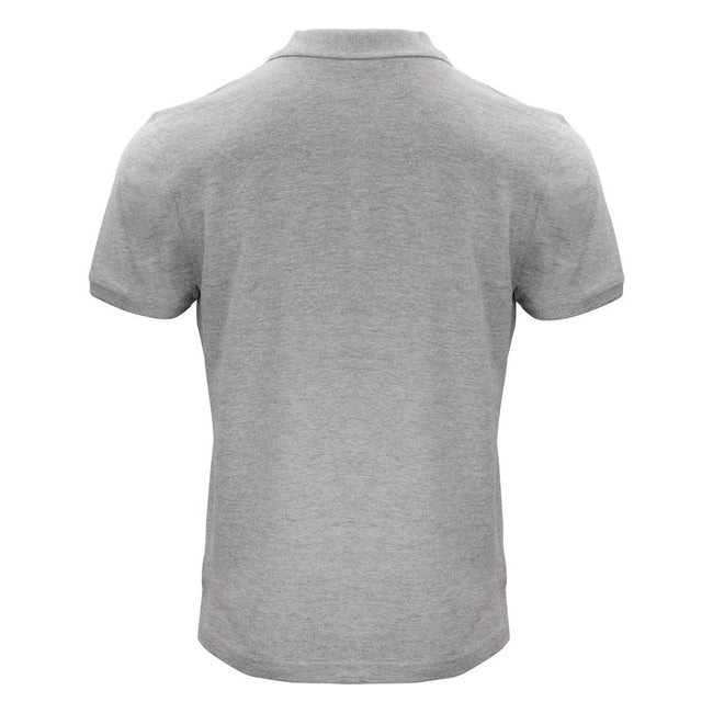 Grey Melange - Back - Clique Mens Classic OC Polo Shirt