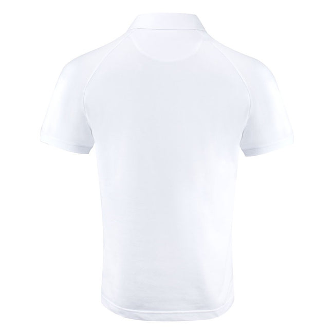 White - Back - Harvest Mens Brookings Regular Polo Shirt