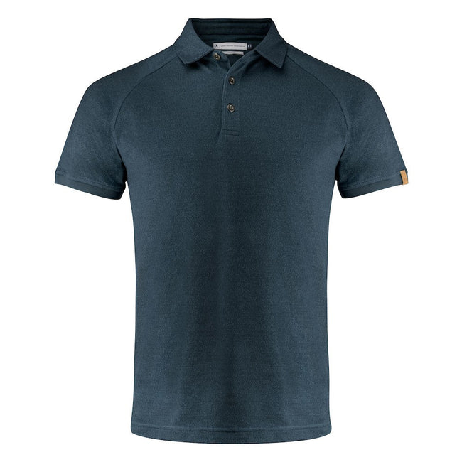 Navy - Front - Harvest Mens Brookings Regular Polo Shirt
