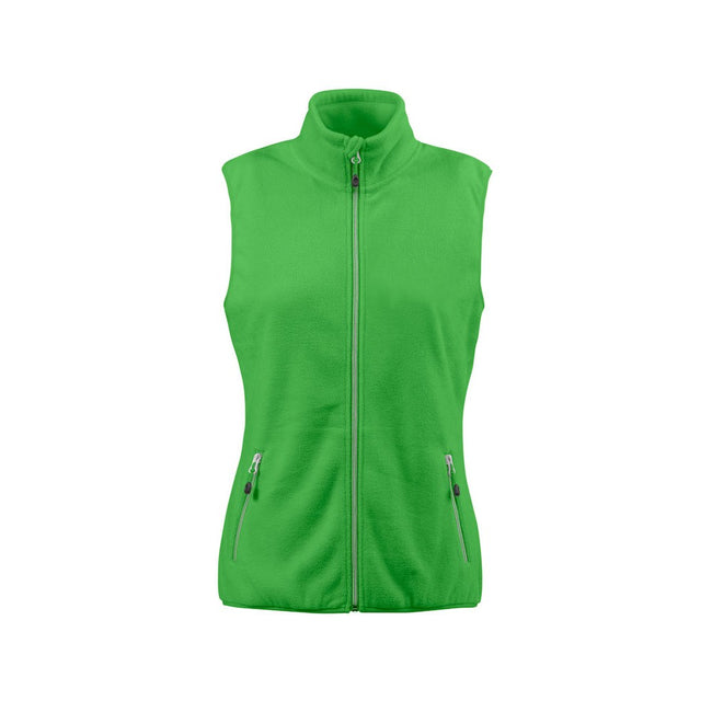 Lime - Front - Printer RED Womens-Ladies Sideflip Body Warmer