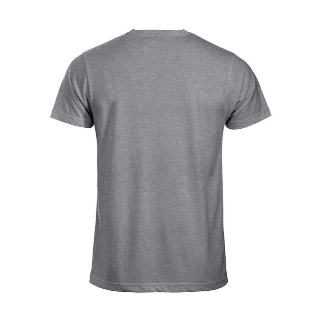 Grey Melange - Back - Clique Mens New Classic Melange T-Shirt