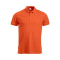Blood Orange - Front - Clique Mens Manhattan Polo Shirt
