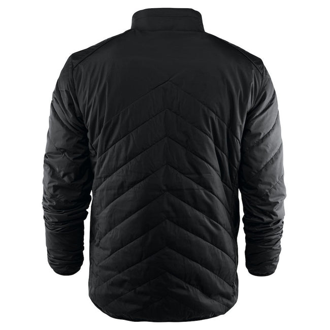 Black - Back - James Harvest Mens Deer Ridge Padded Jacket