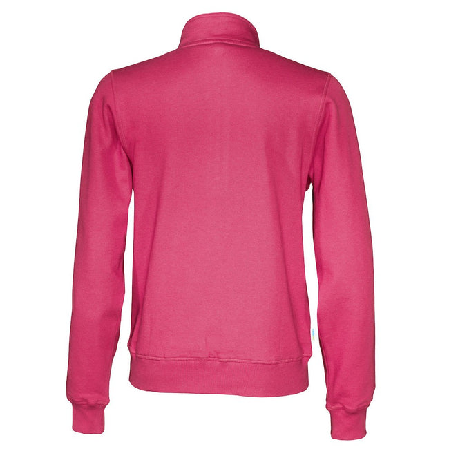 Dark Cerise - Back - Cottover Unisex Adult Half Zip Sweatshirt